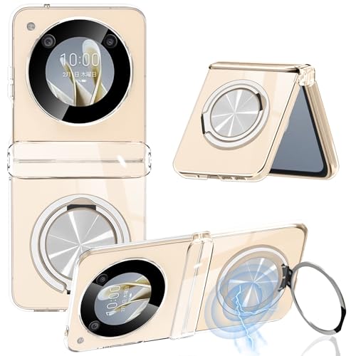 Amazon.co.jp: PAILAIMEN ZTE Libero Flip 5G ケース クリア リング